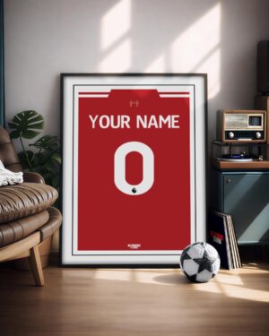 Liverpool FC 25/26 Customizable Poster & Frame