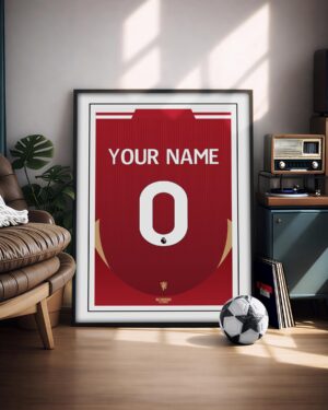 Manchester United 25/26 Customizable Poster & Frame