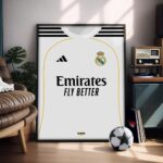 Real Madrid - Illustrated Kit Poster & Frame