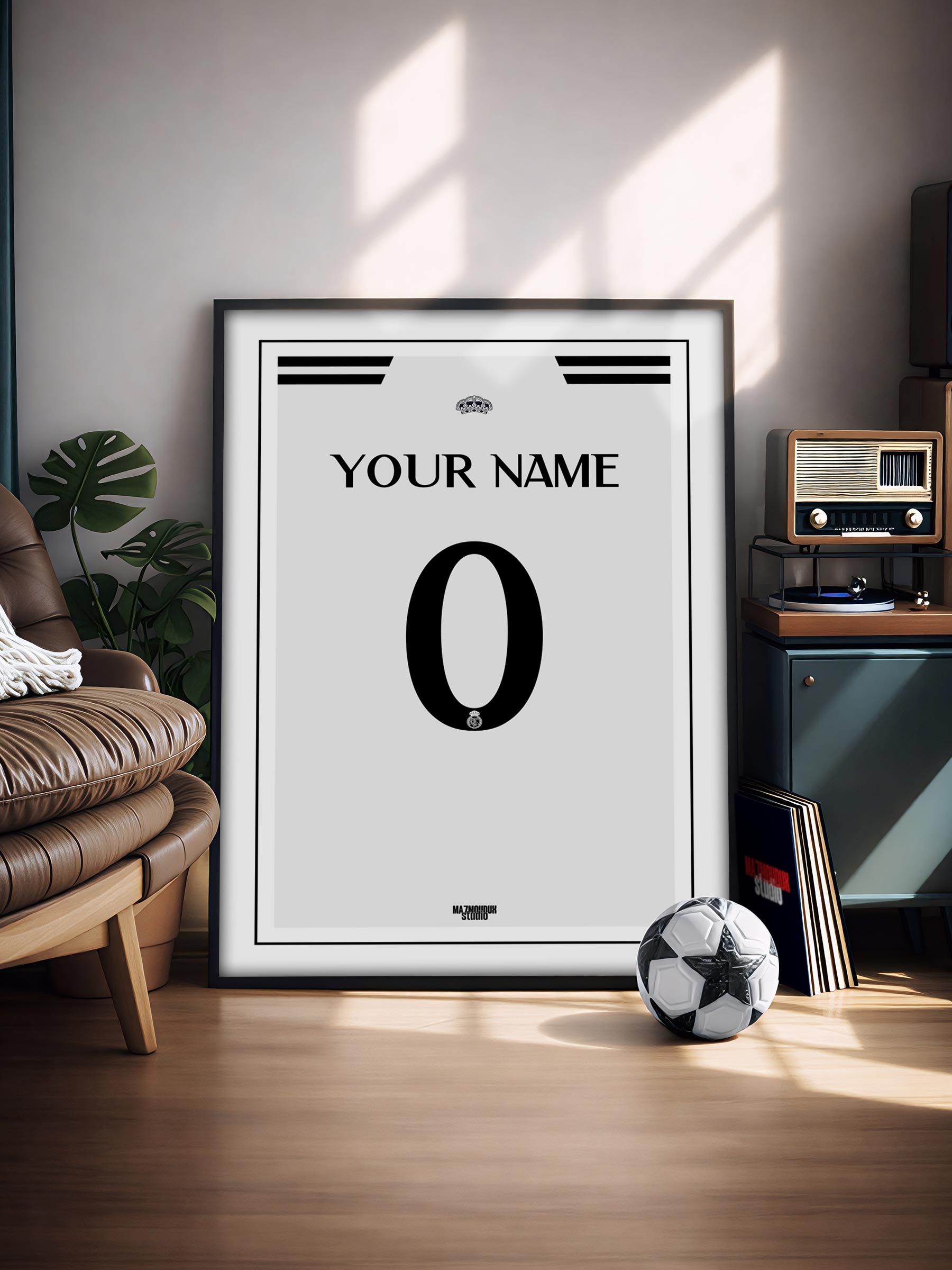 Real Madrid CF 25/26 Customizable Poster & Frame
