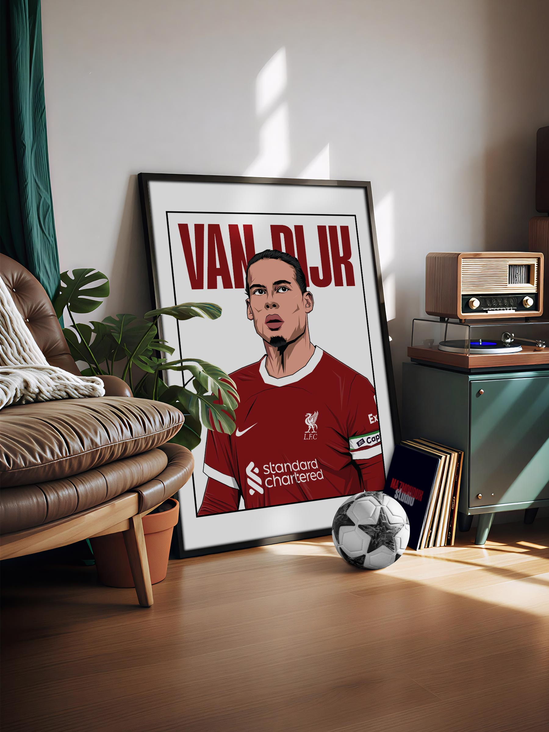 Van Dijk Poster & Frame In Egypt Main