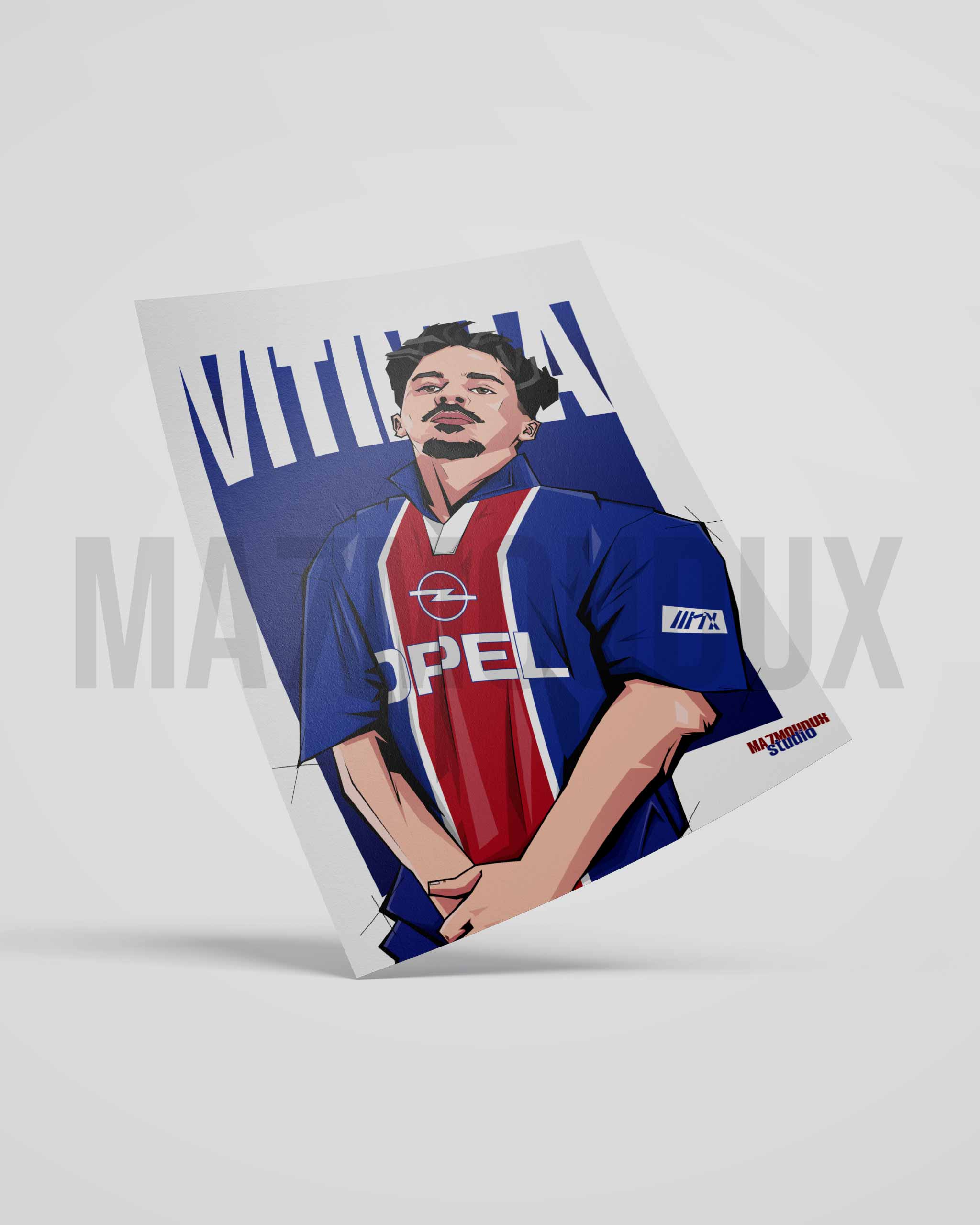 Vitinha PSG Poster & Frame