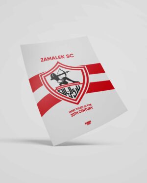 Zamalek-Poster Zamalek Egypt Poster & Frame