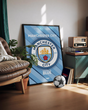 man Manchester City Logo Poster & Frame In Egypt Main