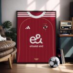 Al-Ahly SC - Illustrated Football Kit Poster & Frame