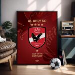 Al Ahly SC Logo - Illustrated Poster & Frame