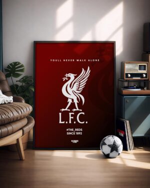 Liverpool FC Logo - Illustrated Poster & Frame