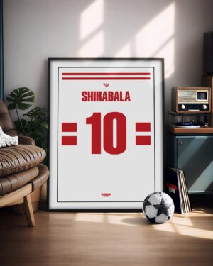 Shikabala Jersey - Illustrated Poster & Frame